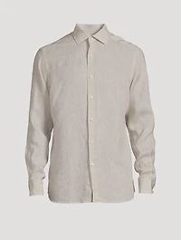 Linen Long-Sleeve Shirt