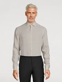 Linen Long-Sleeve Shirt