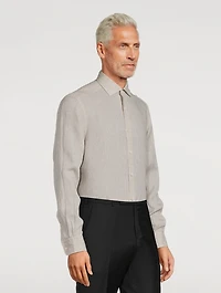 Linen Long-Sleeve Shirt