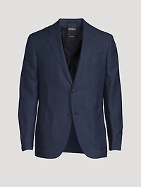 Wool Linen And Silk Formal Jacket