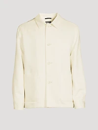 Cotton And Linen Chore Jacket