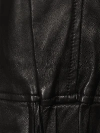 Track Leather Jacket
