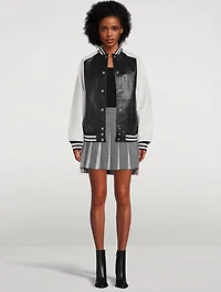 Icon Leather Varsity Jacket