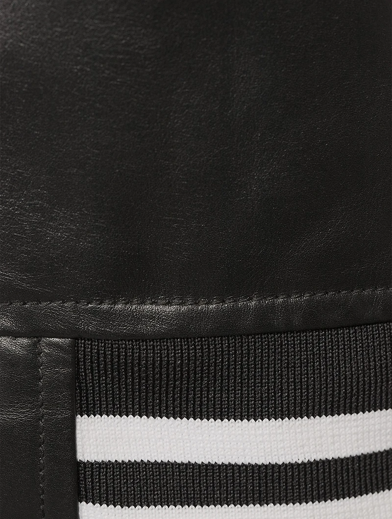 Icon Leather Varsity Jacket