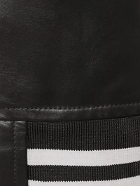 Icon Leather Varsity Jacket