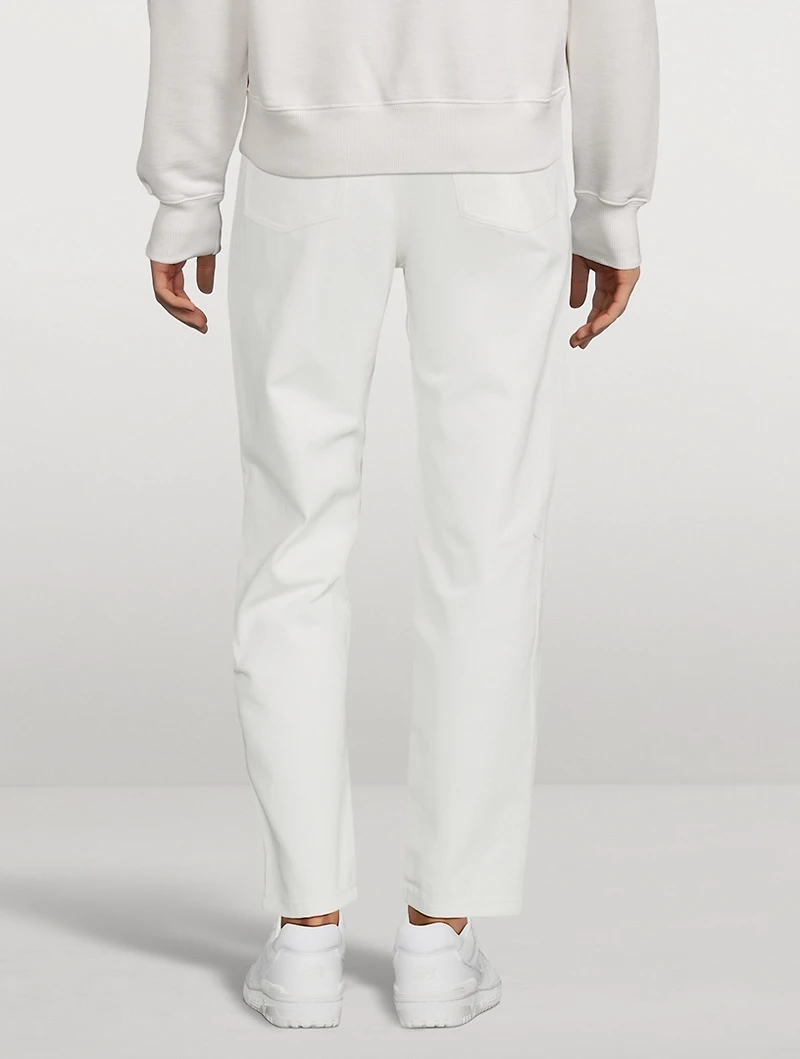 Cotton Straight-Leg Jeans