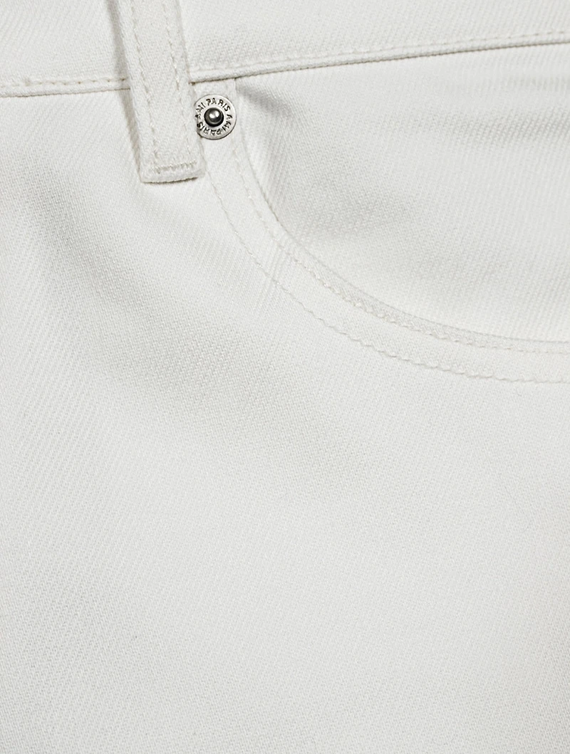 Cotton Straight-Leg Jeans