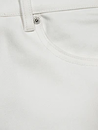 Cotton Straight-Leg Jeans
