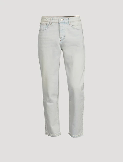 Cotton Tapered-Fit Jeans