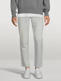 Cotton Tapered-Fit Jeans