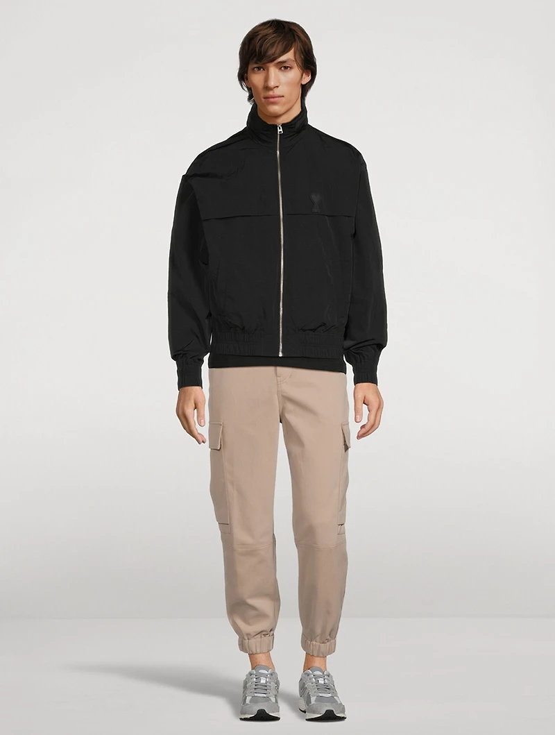 Nylon Bomber Jacket