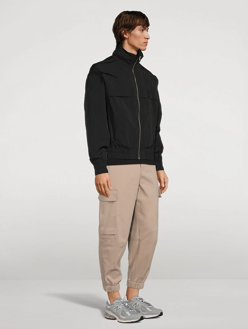 Nylon Bomber Jacket