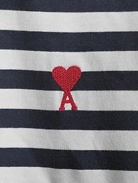 Ami De Coeur Cotton T-Shirt Striped Print