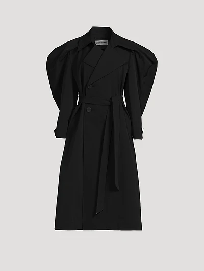 R Coat Belted Trench