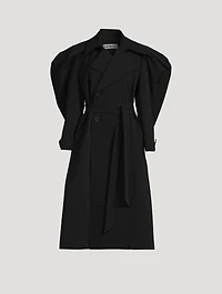 R Coat Belted Trench
