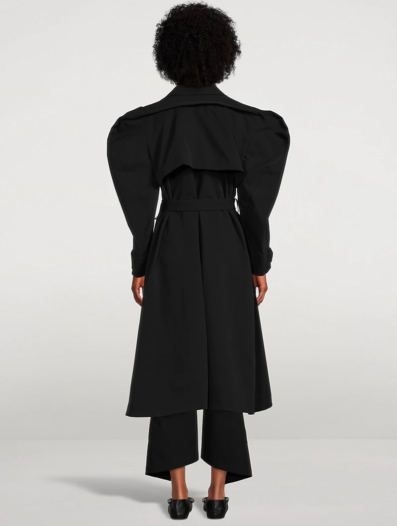 R Coat Belted Trench