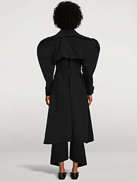 R Coat Belted Trench