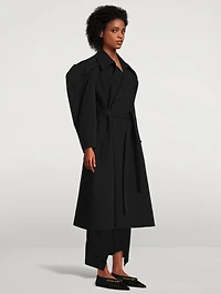 R Coat Belted Trench