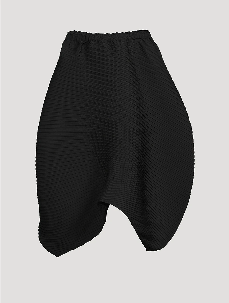Concretion Pleats Midi Skirt