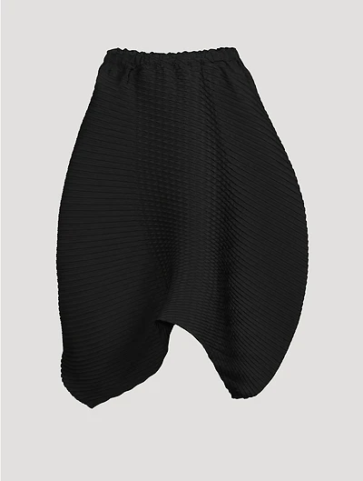 Concretion Pleats Midi Skirt
