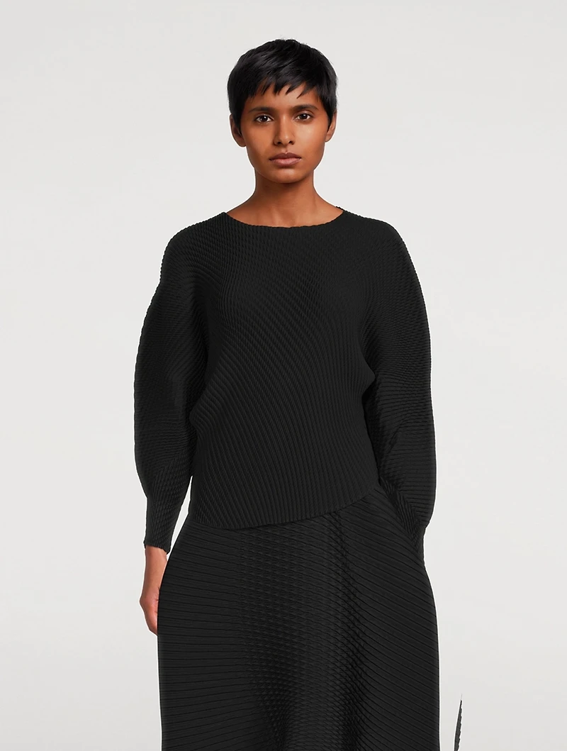 Misty Pleats Top