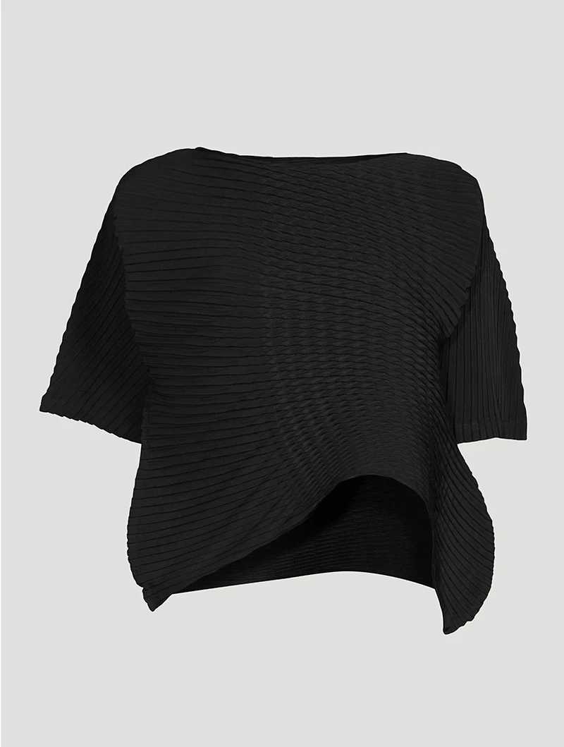 Concretion Pleats Top
