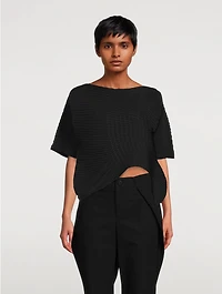 Concretion Pleats Top