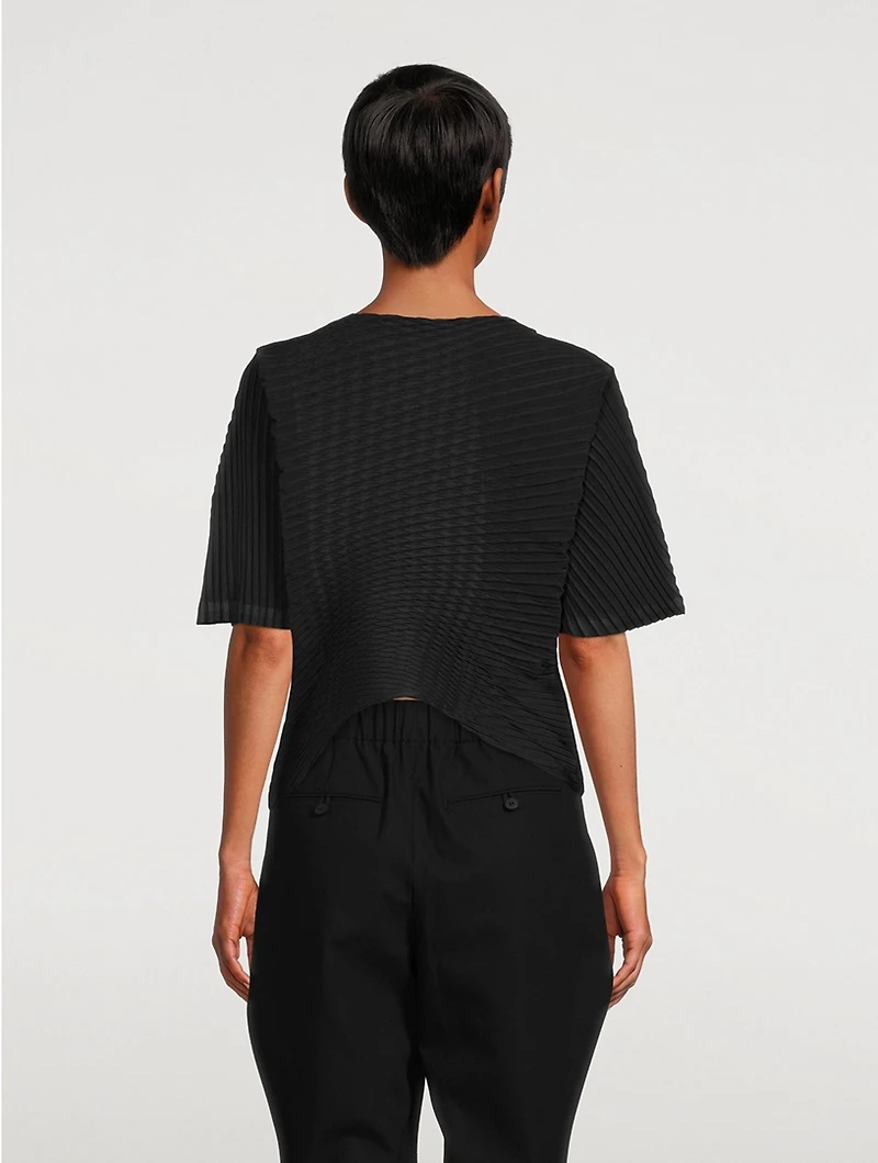 Concretion Pleats Top