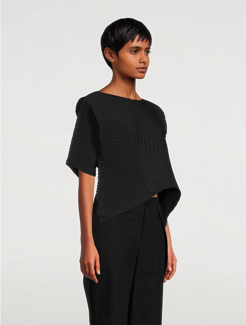 Concretion Pleats Top