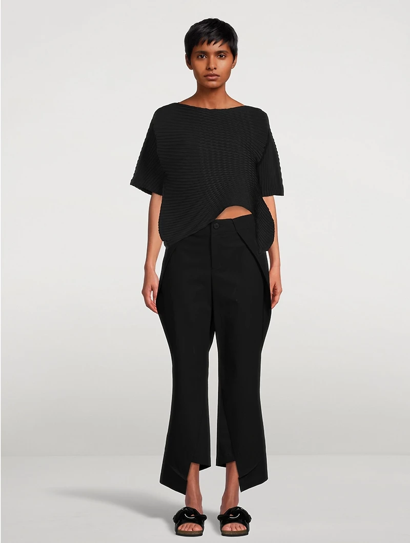 Concretion Pleats Top