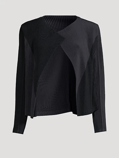 Ridge Pleats Cardigan