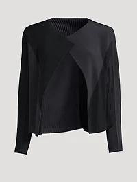 Ridge Pleats Cardigan