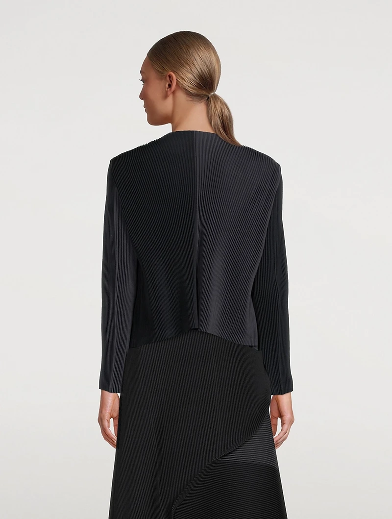 Ridge Pleats Cardigan