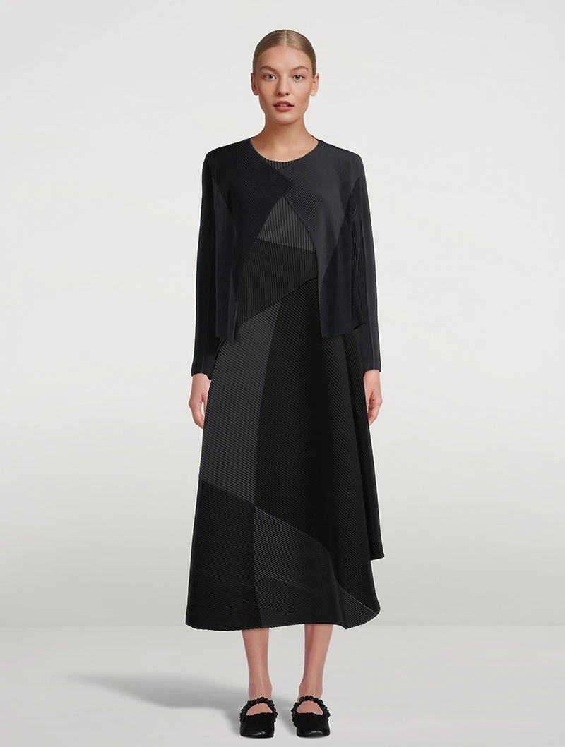 Ridge Pleats Cardigan