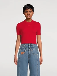 Cropped Cashmere Sweater