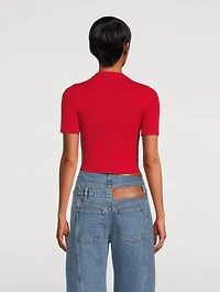 Cropped Cashmere Sweater