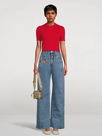 Cropped Cashmere Sweater