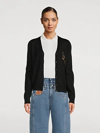 Logo-Embellished Cardigan