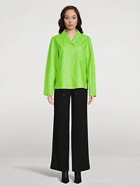 Anagram Leather Pajama Shirt