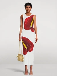 Tank Dress Anthurium Print