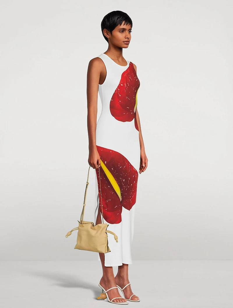 Tank Dress Anthurium Print