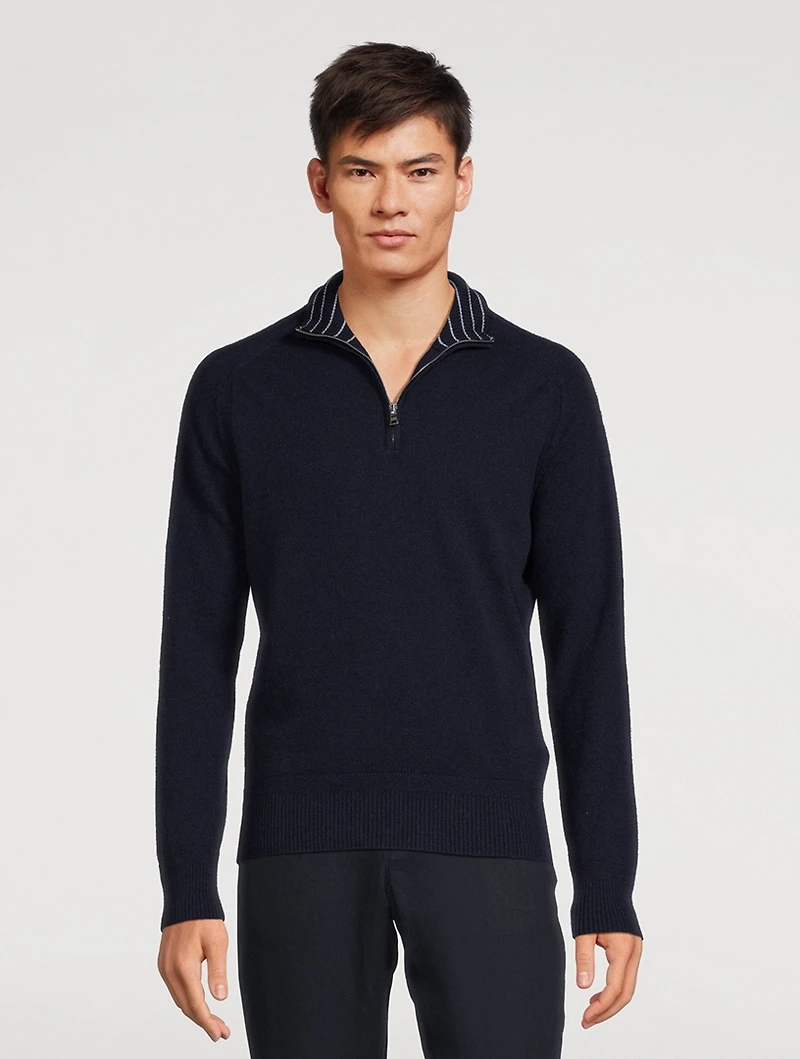 Lennard Cashmere Pullover Sweater