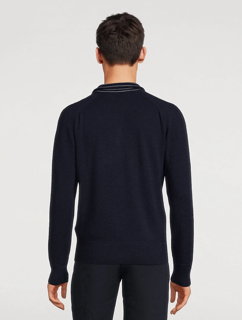 Lennard Cashmere Pullover Sweater