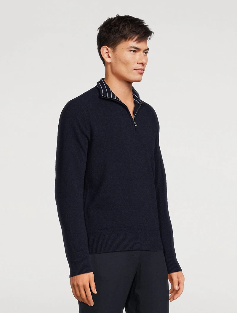 Lennard Cashmere Pullover Sweater