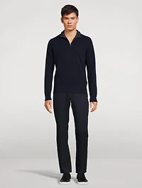 Lennard Cashmere Pullover Sweater