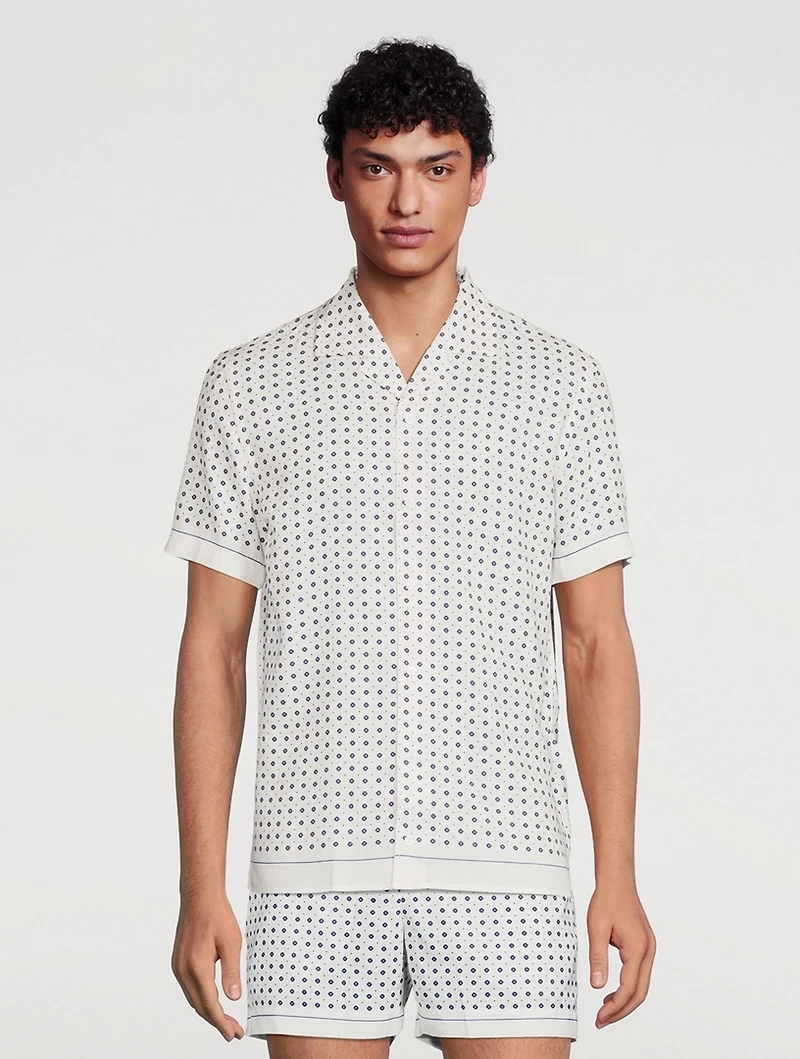 Hibbert Cravat Capri-Collar Shirt