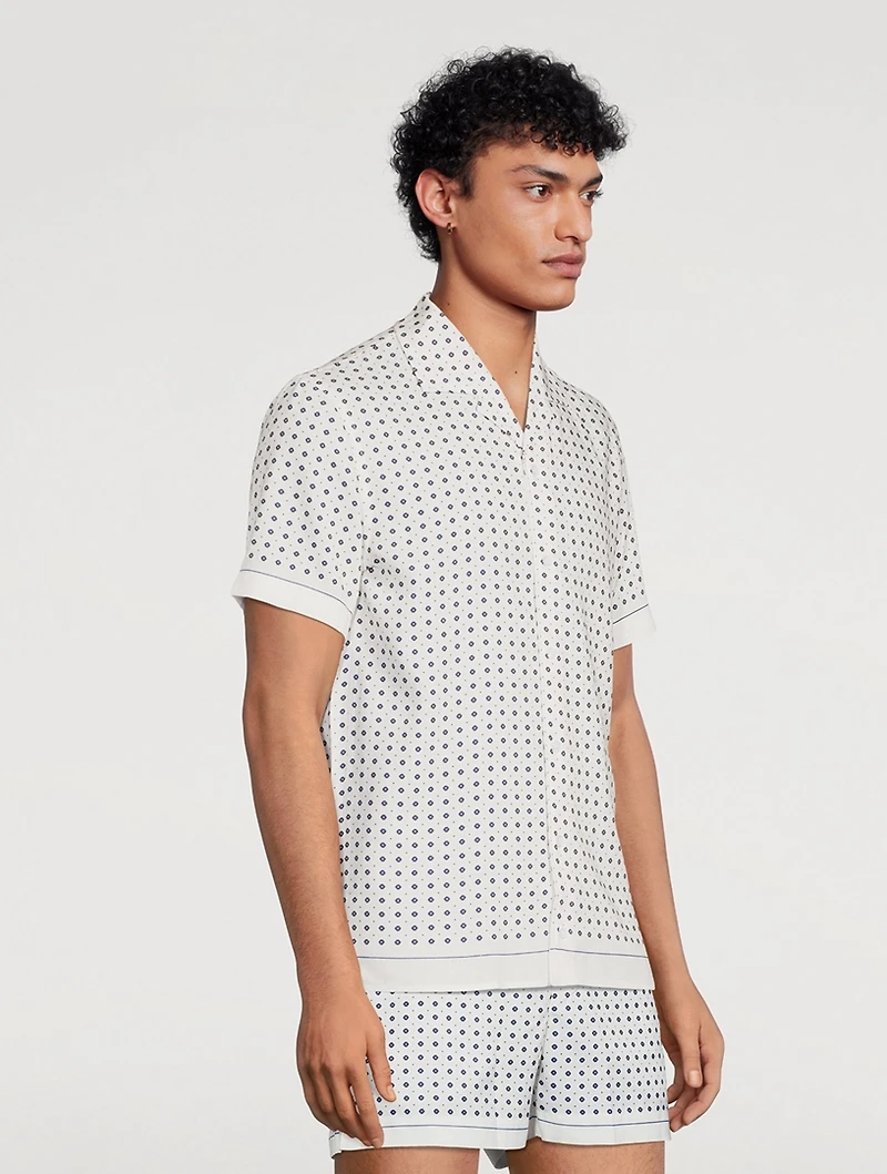 Hibbert Cravat Capri-Collar Shirt