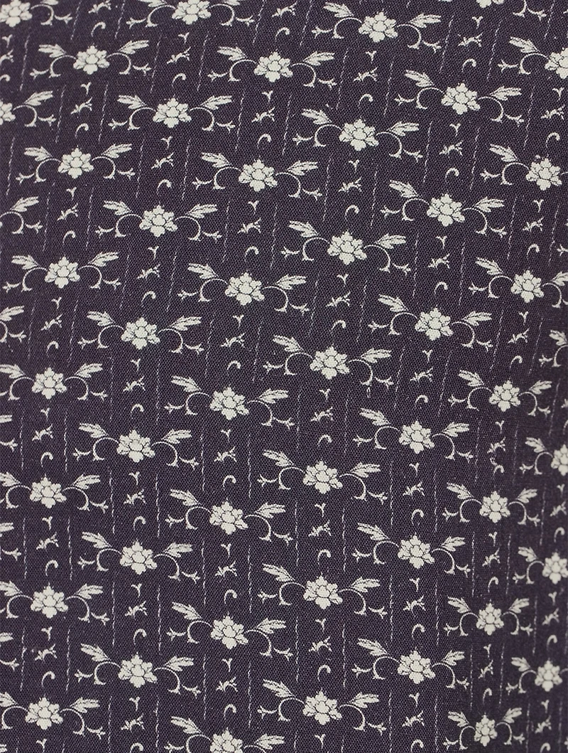 Hibbert Capri-Collar Shirt Bandana Print