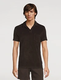 Terry Towelling Tailored Polo Shirt