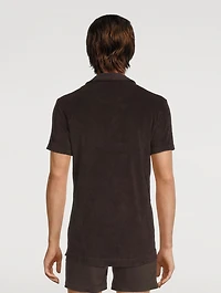 Terry Towelling Tailored Polo Shirt